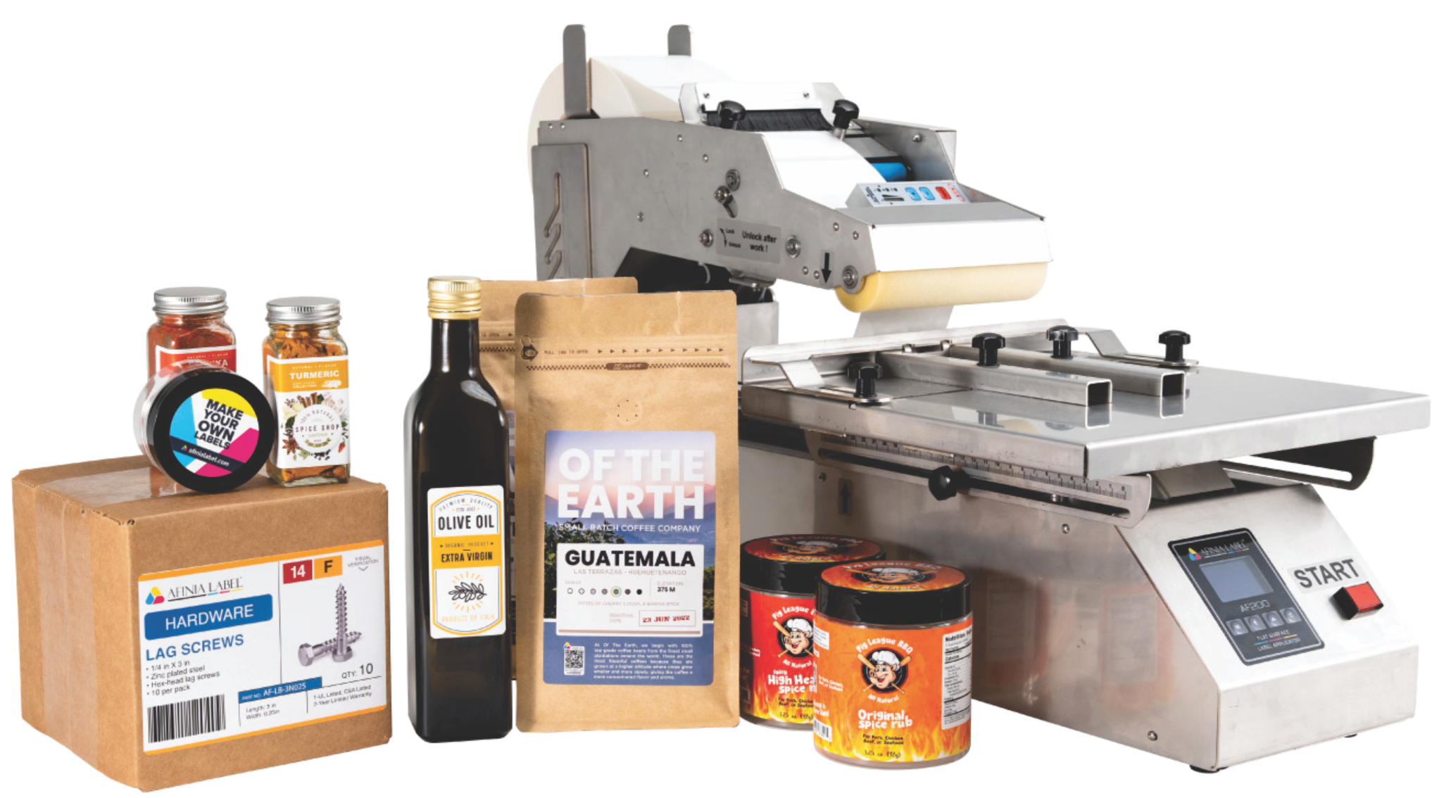 Afinia AF200 flat surface applicator view