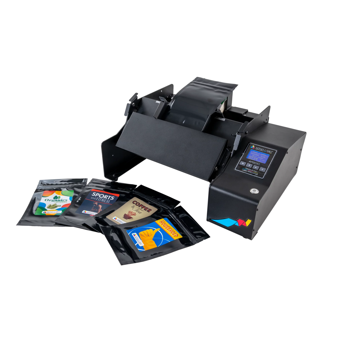 Afinia AP200 semi-automatic pouch label applicator