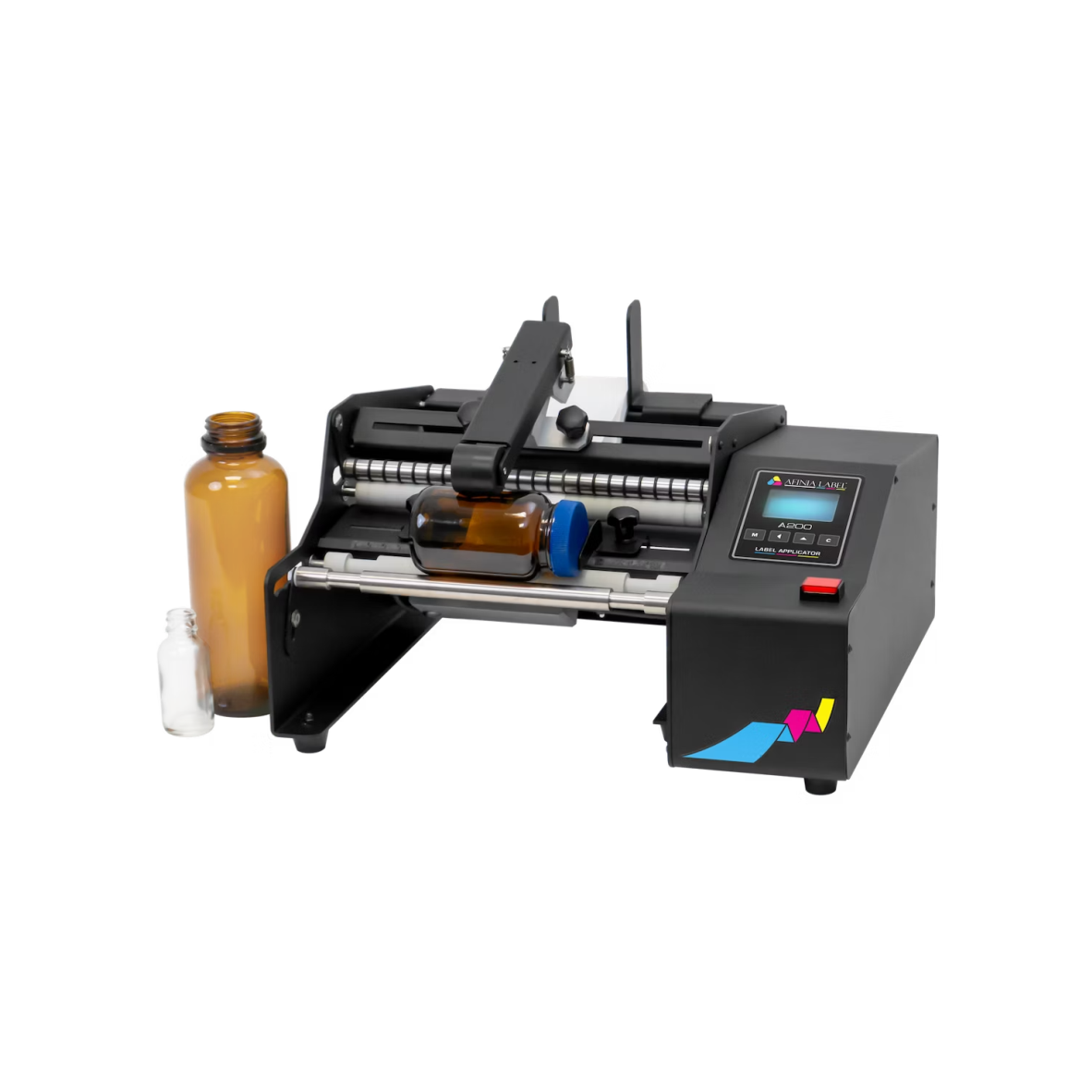 Afinia A200 semi-automatic cylindrical label applicator