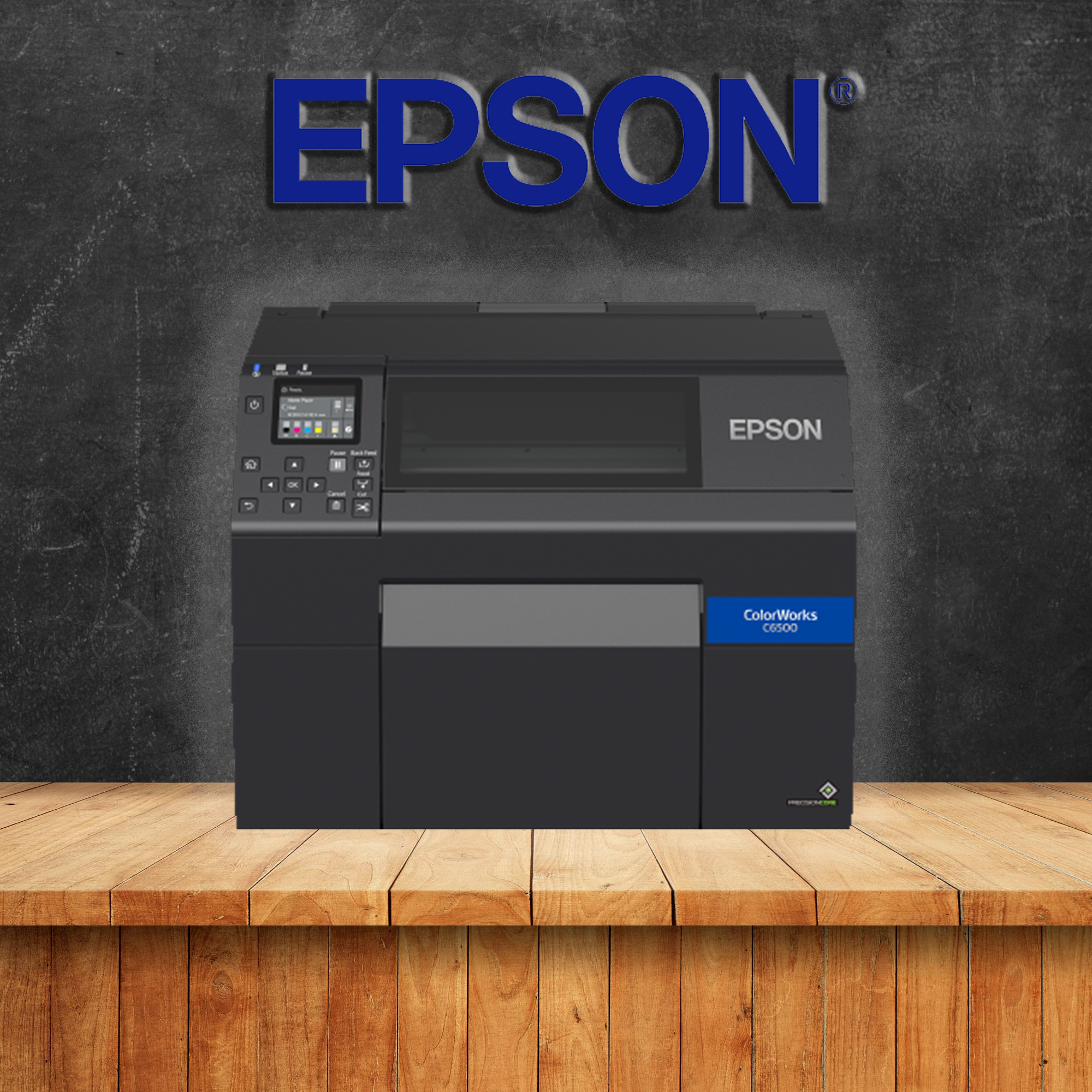 Epson CW-C6500Ae wide-format colour label printer